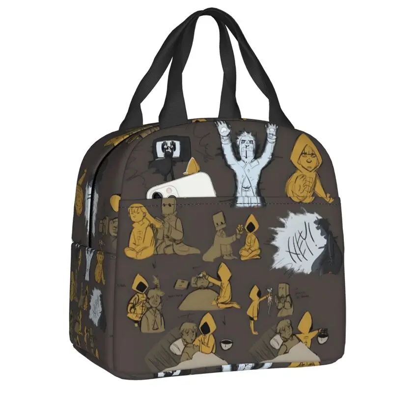 

Пользовательские игры L-Little Nightmares аниме ланч-сумка женский холодильник теплые изолированные ланч-боксы для детей школы