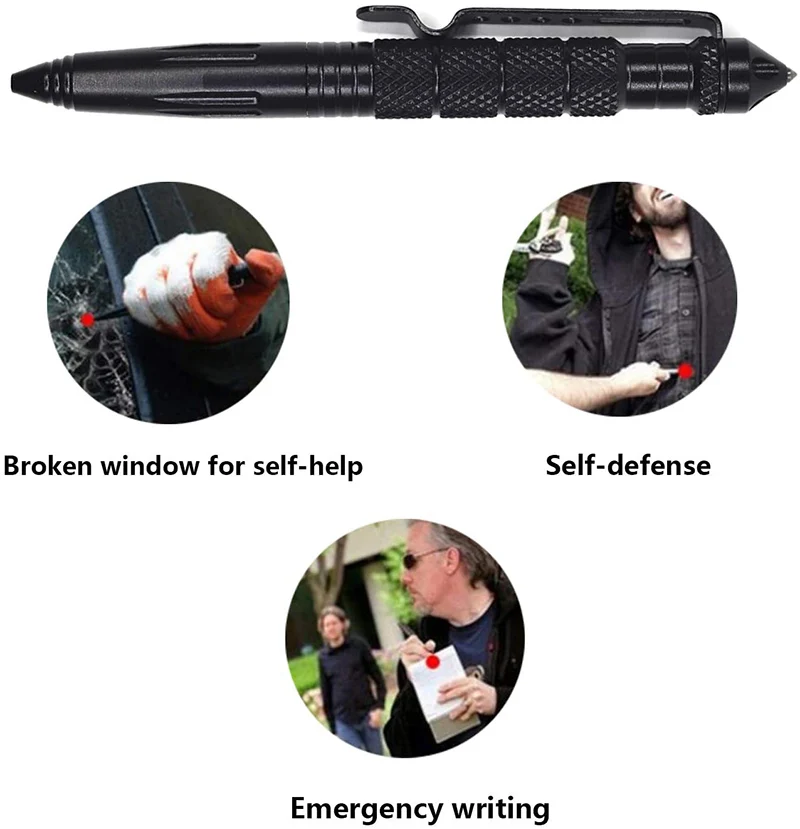 Multifunctional Tactical Pen Personal Defense Device Emergency Glass Breaker Professional Defender Security Protection Survival