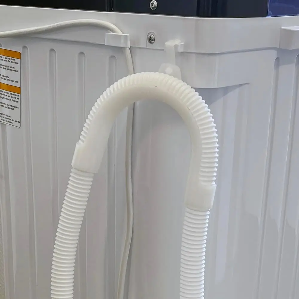 غسالة محمولة، غسالة غسيل صغيرة بحوض مزدوج 22 رطل مع مضخة تصريف، غسالة 14 رطل ومجموعة دوارة 8 رطل، كومباك