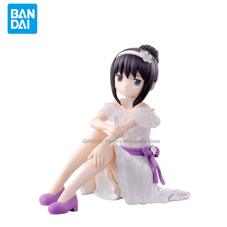 Original Genuine Banpresto Madoka Magica 10cm Akemi Homura Action Figure PVC  Model Doll Toys For Christmas Gifts QWIOOE