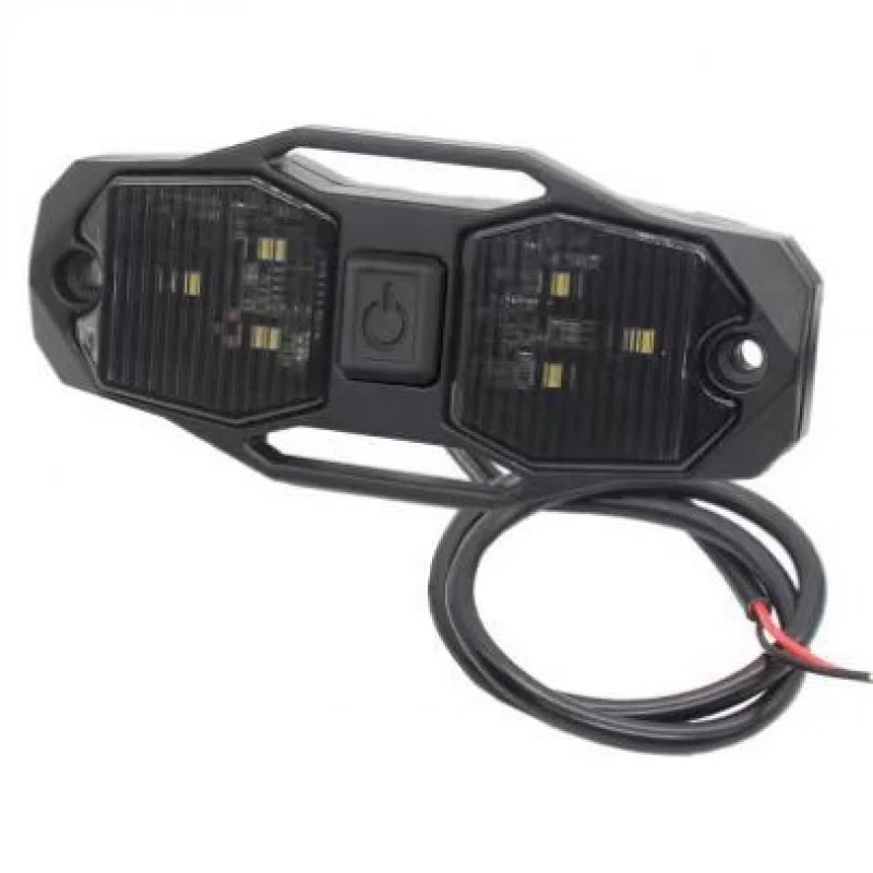 

SAAR UTV Dome Light with Switch Bright White LED Light Practical Roll Cage Light Indoor Reading Light Map Light Courtesy Light