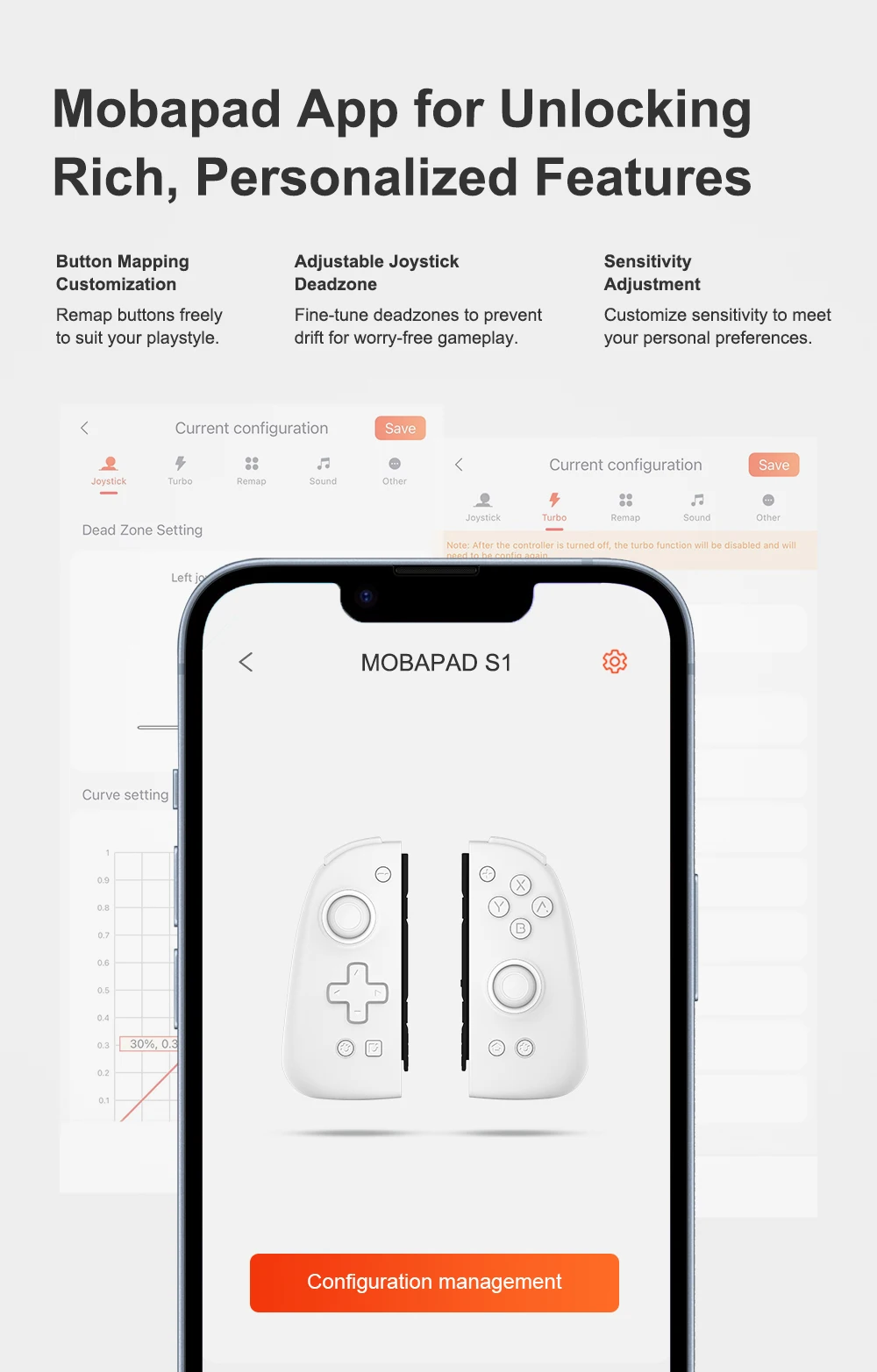 MOBAPAD S1 HD / S1 S Controller für Nintendo Switch OLED Joypad mit Hall Joystick Konsole für Switch NS OLED Gamepad – Detail 15