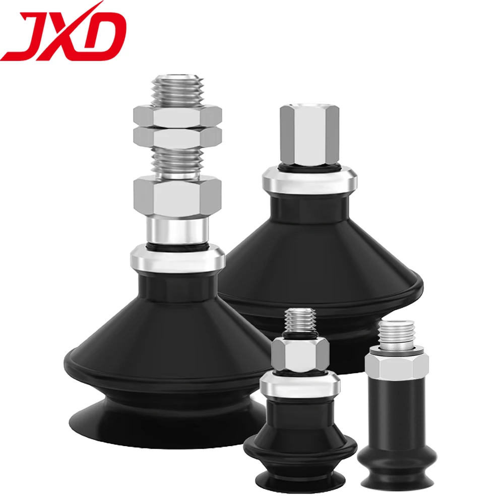

JXD ZPT10/13/16/25/32/40/50B-A5/A6 Duble Layer Heavy Duty Pneumatic Vacuum Suction Cup With Long Connecting Rod