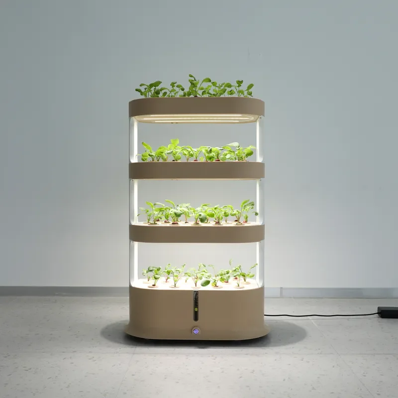 Smart Indoor Herb Garden Kit Automatic Hydroponic Growing System with LED Grow Light for Home Kitchen Desktop Plant