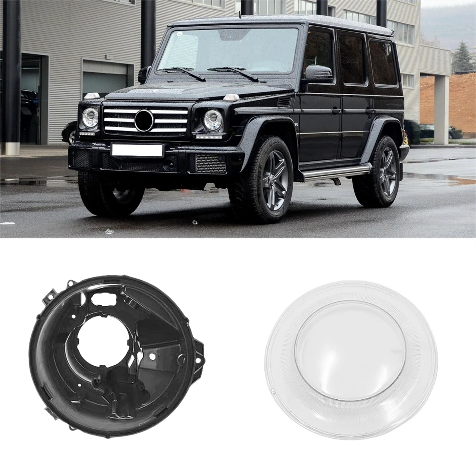 

Для Mercedes Benz G Class W463 2007-2018 G500 G55 G63 G400 Автомобильная основа, корпус фары, стеклянная линза