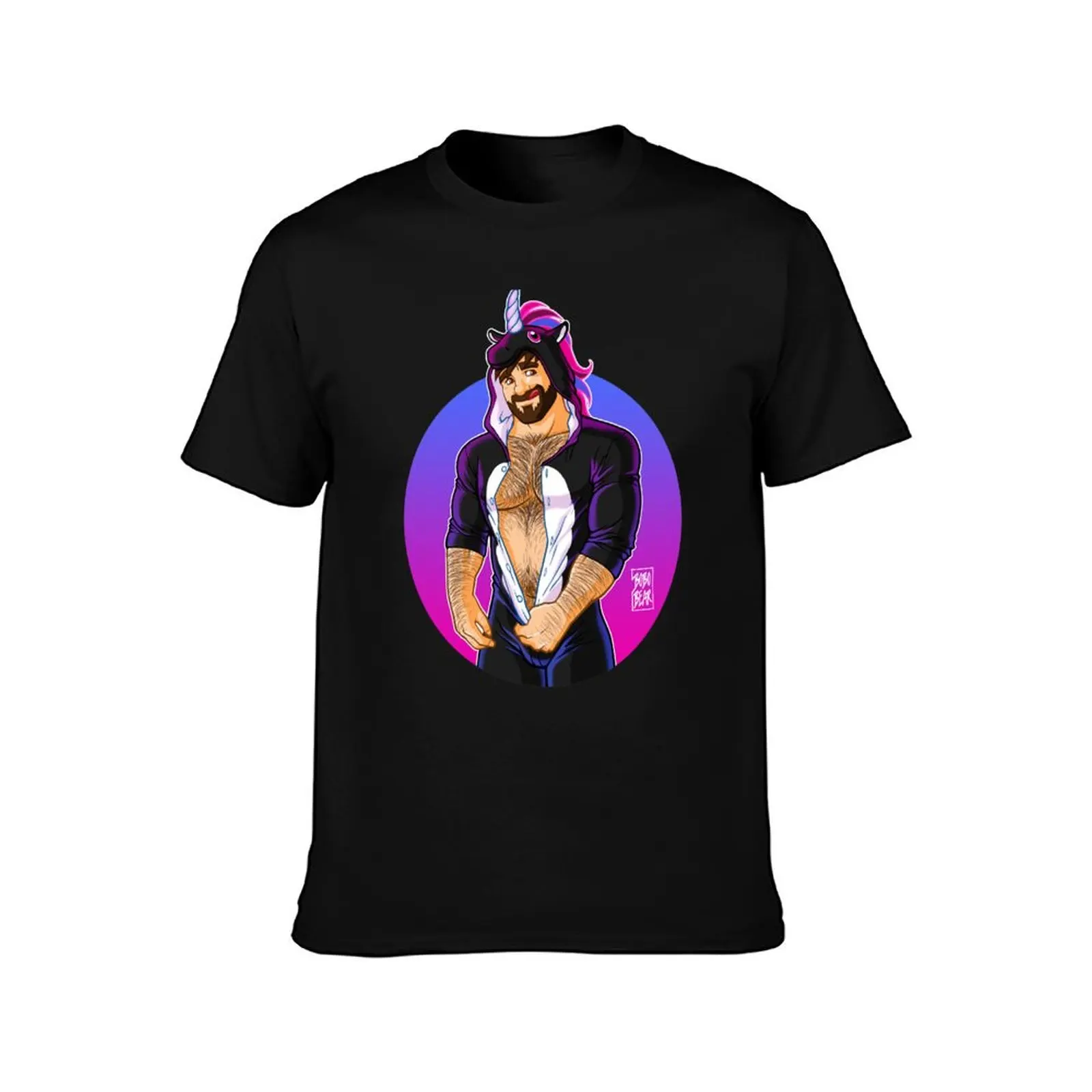 ADAM LIKES UNICORNS T-Shirt Running Performance Short Sleeve Tee T-Shirt