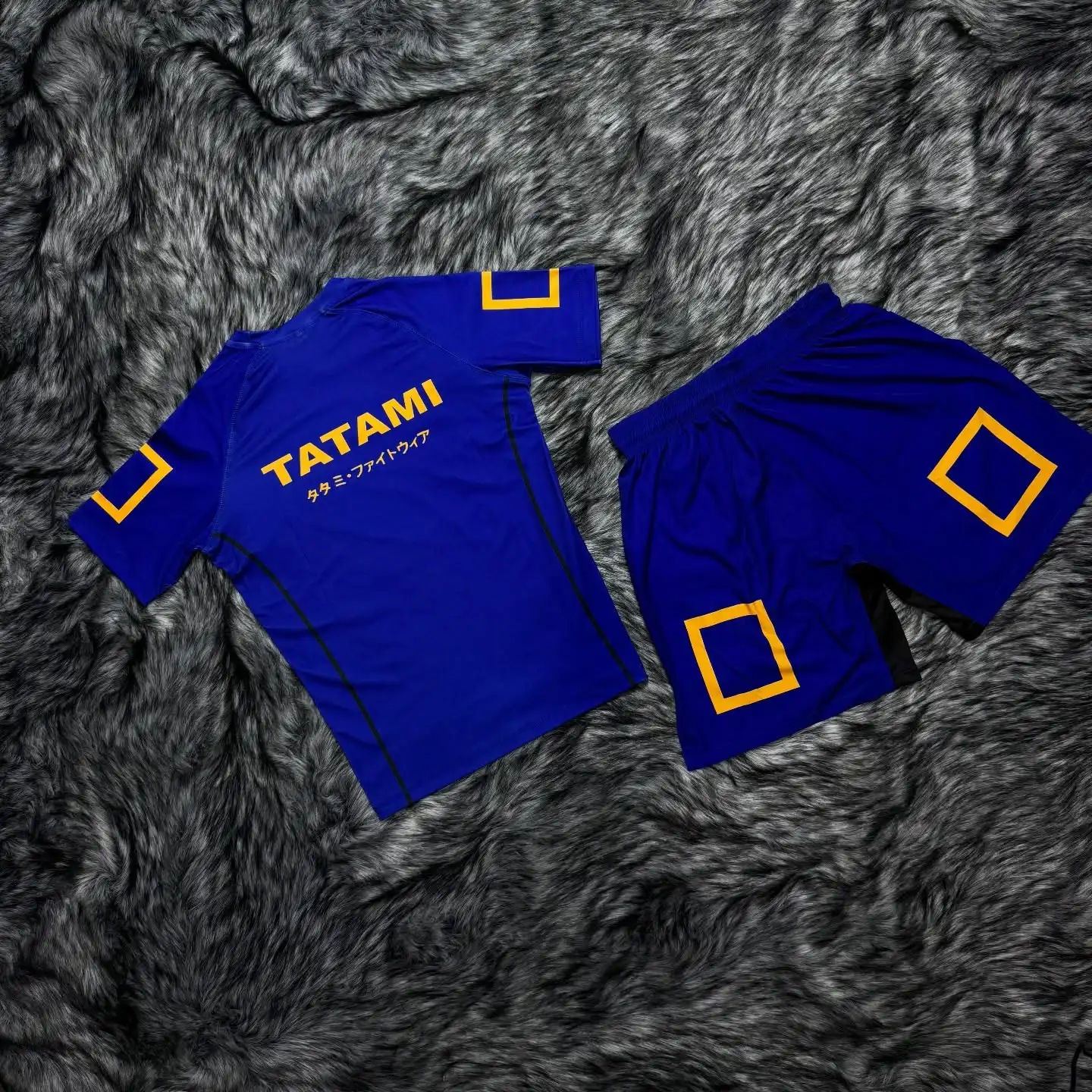 2026 Tatami Jiu Jitsu Set Men's Women's Kids Short Sleeve T-shirts & Fight Shorts Quick-Drying BJJ MMA Training Sportswear