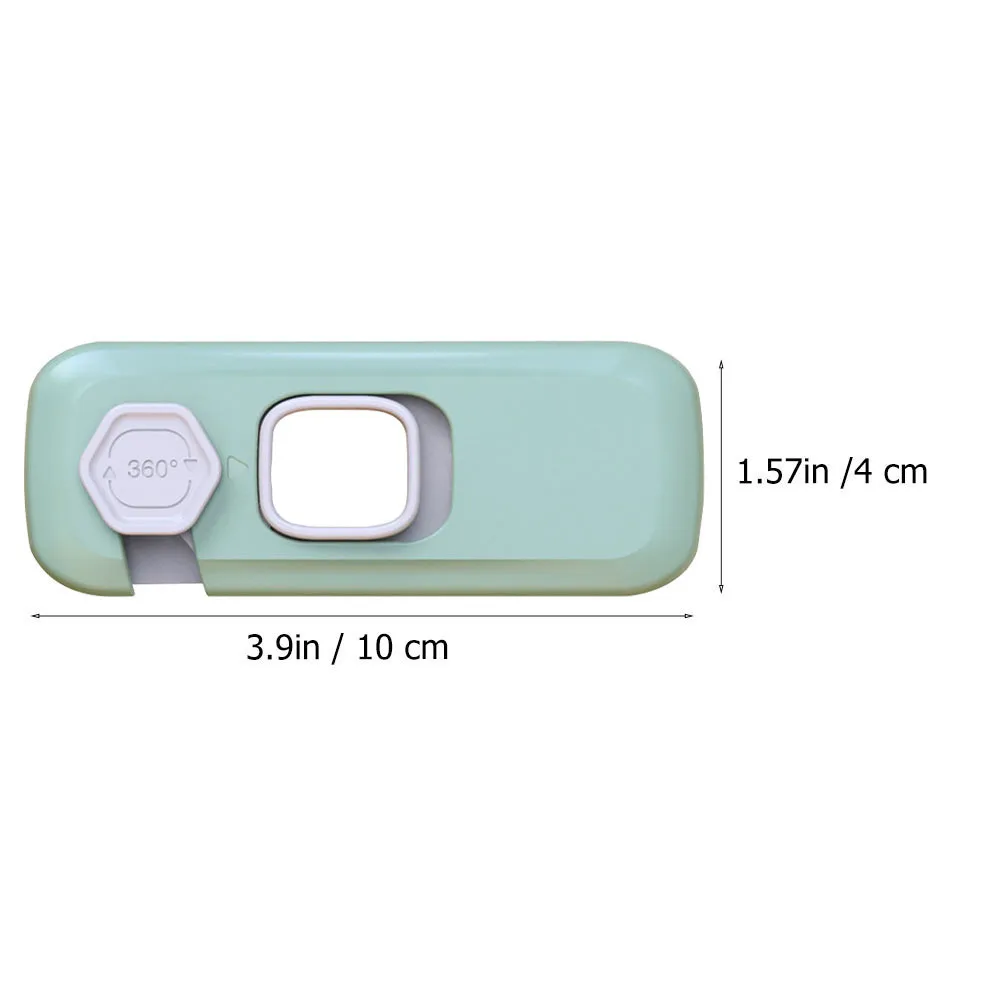 Serrures de sécurité pour bébé, 5 pièces, pour tiroir d'armoire, Protection Anti-pincement pour placard, garde-robe, réfrigérateur, serrure polyvalente