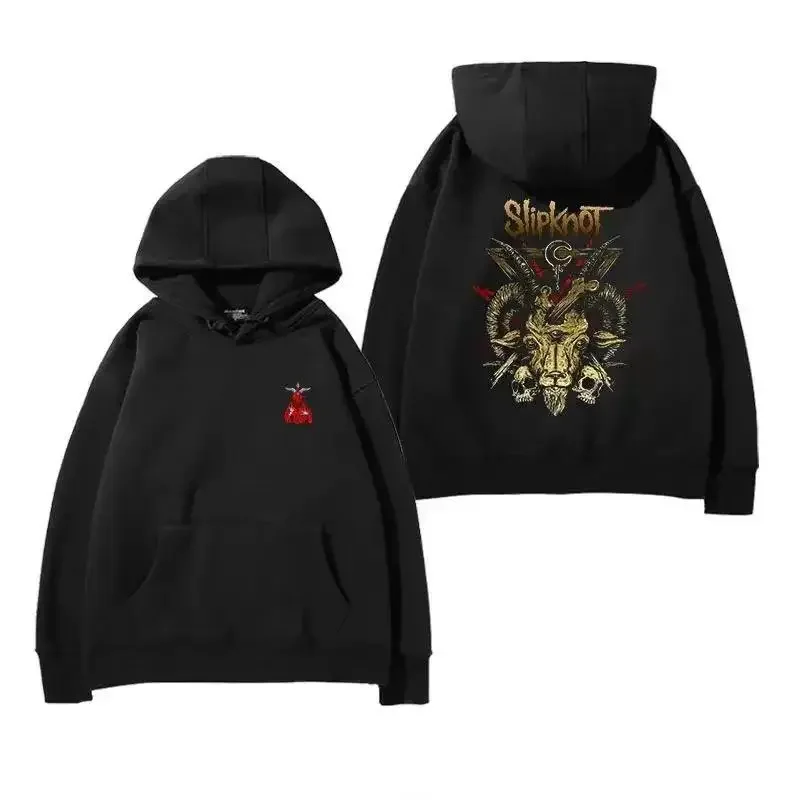 Slipknot Live Knot Band Hoodie für Männer, Heavy Metal Rock, Surrou-Sänger, Grafikdruck, Ausgefallenes Musikgeschenk, Lässige Sweatshirts für Fans – Detail 9