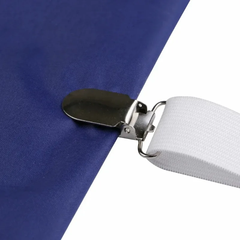 2pcs Adjustable Bed Sheet Fasteners Straps Elastic Mattress Cover Corner Holder Clip Grippers Suspender Cord Hook Loop Clasps