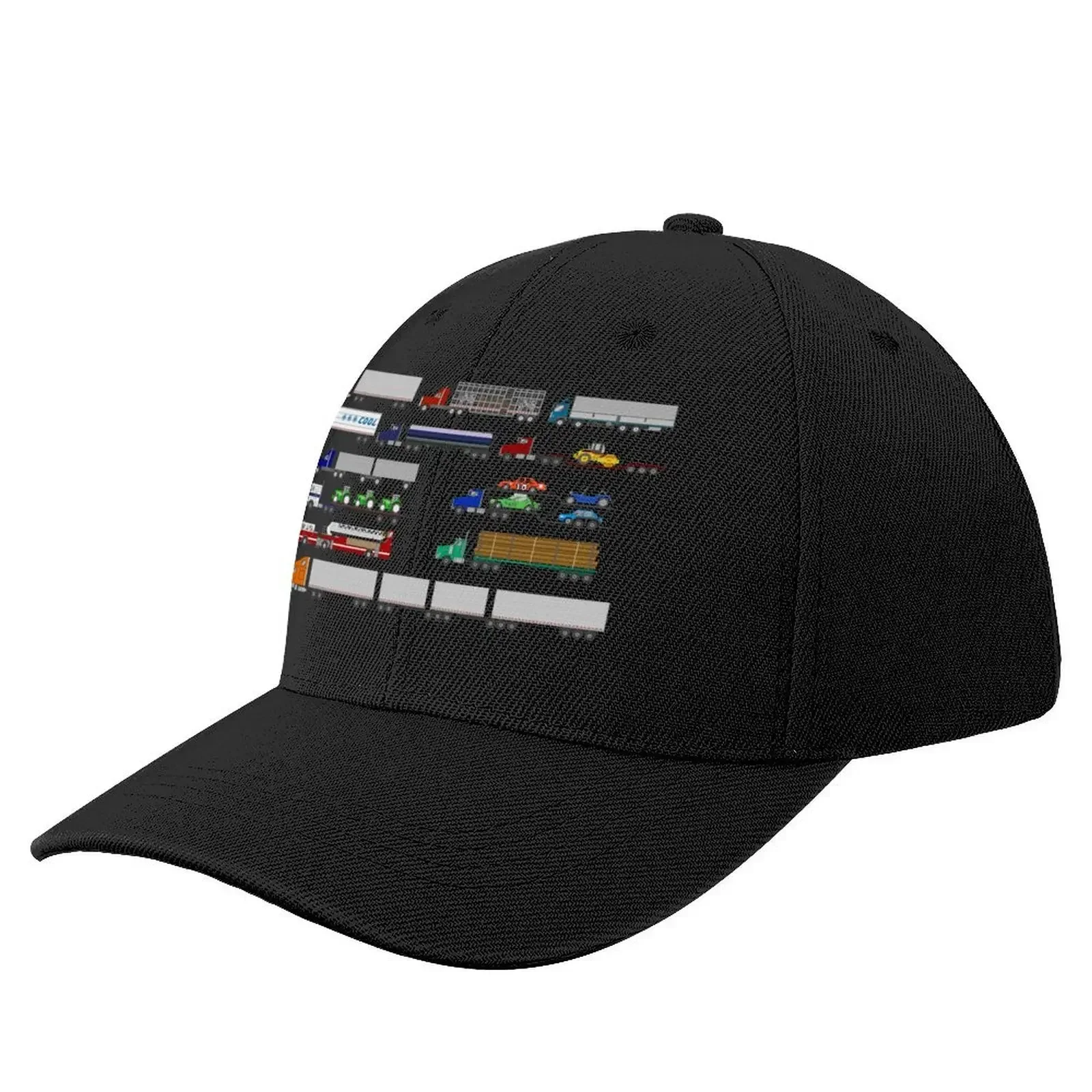 

Tractor Trailers - The Kids' Picture Show Baseball Cap western Hat sun hat Rave Women's Hats Men's