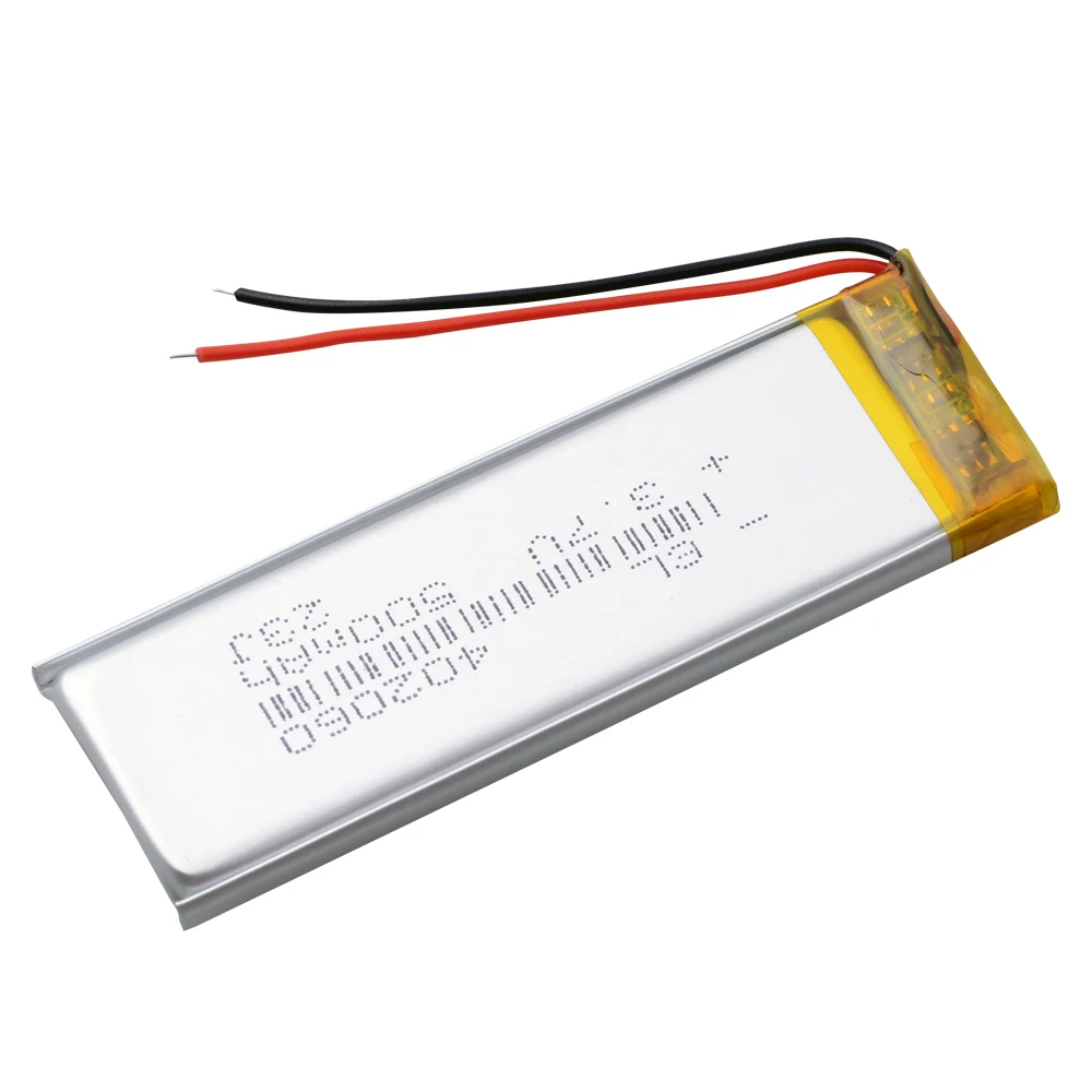5 шт. 3,7 В 402060 500 мАч Lipo полимерная литиевая аккумуляторная батарея для MP3 GPS Bluetooth рекордер гарнитура Смарт часы массажер