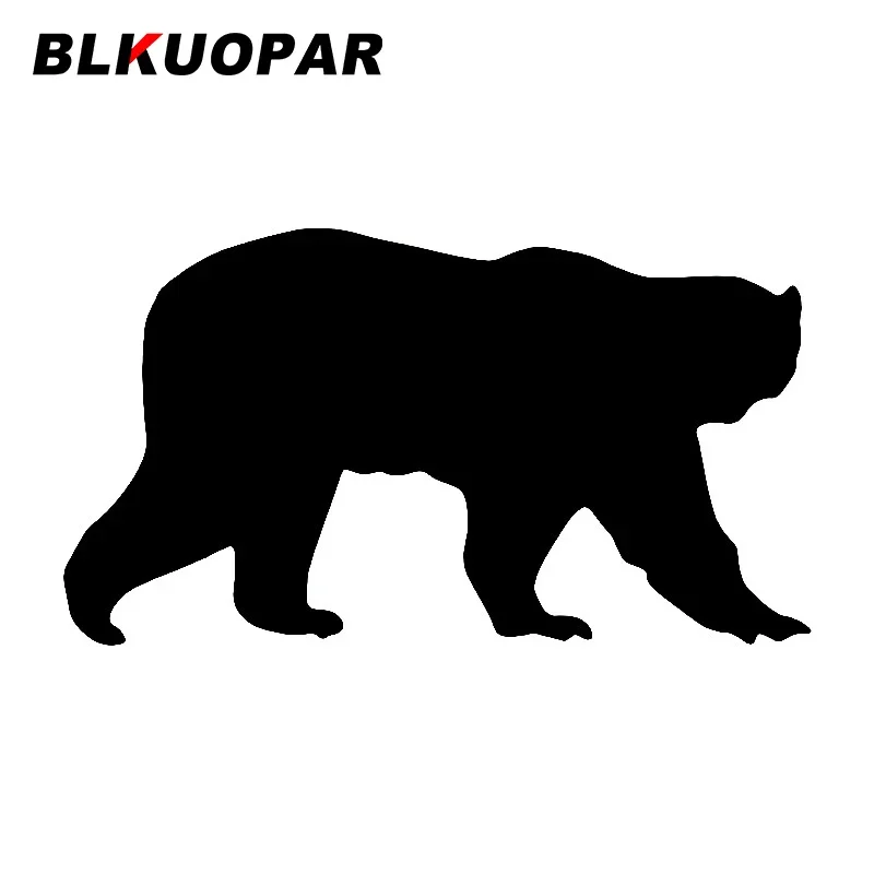 BLKUOPAR Bär Silhouetten Autoaufkleber Lustige Okklusion Kratzaufkleber Wasserdicht Kühlschrank Windschutzscheibe Laptop Autozubehör