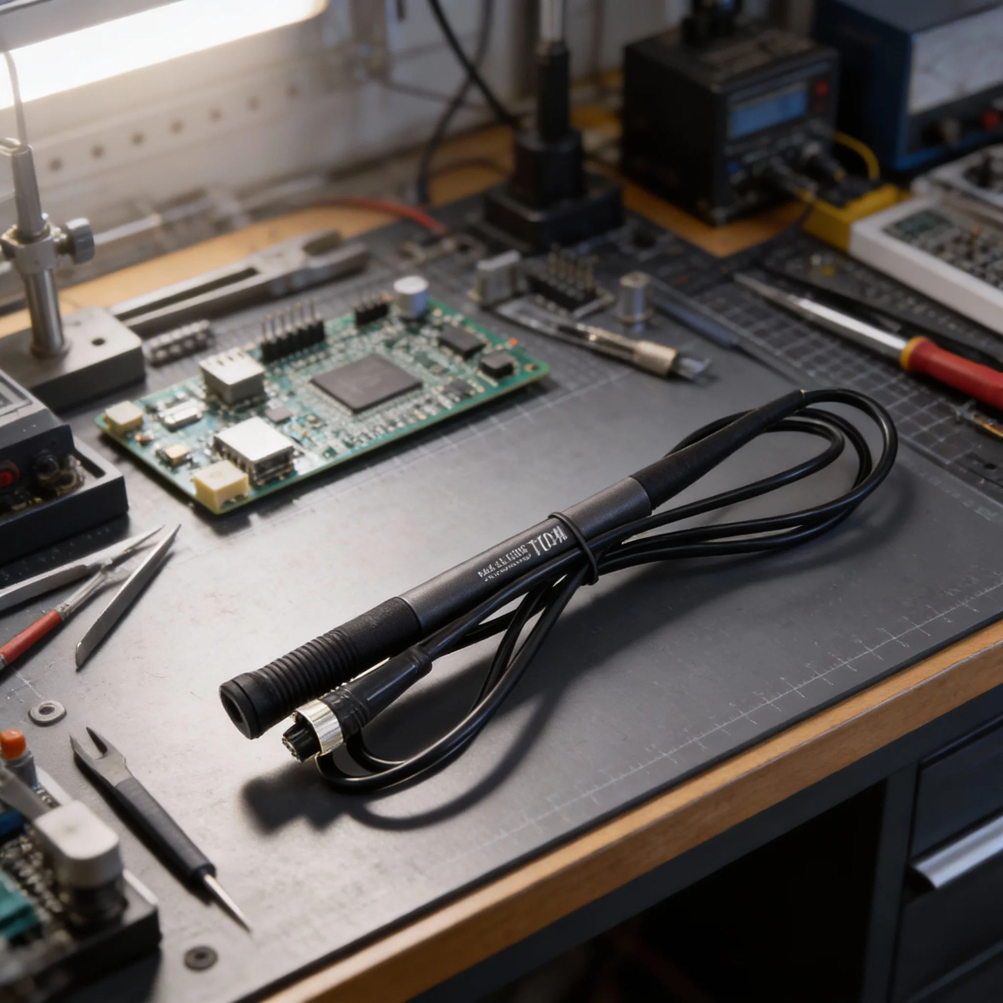 

1 шт. ручка для паяльника T12 с подставкой и насадками T210, T115, T245, T12X для эффективного теплопереноса при ремонте телефонов и пайке