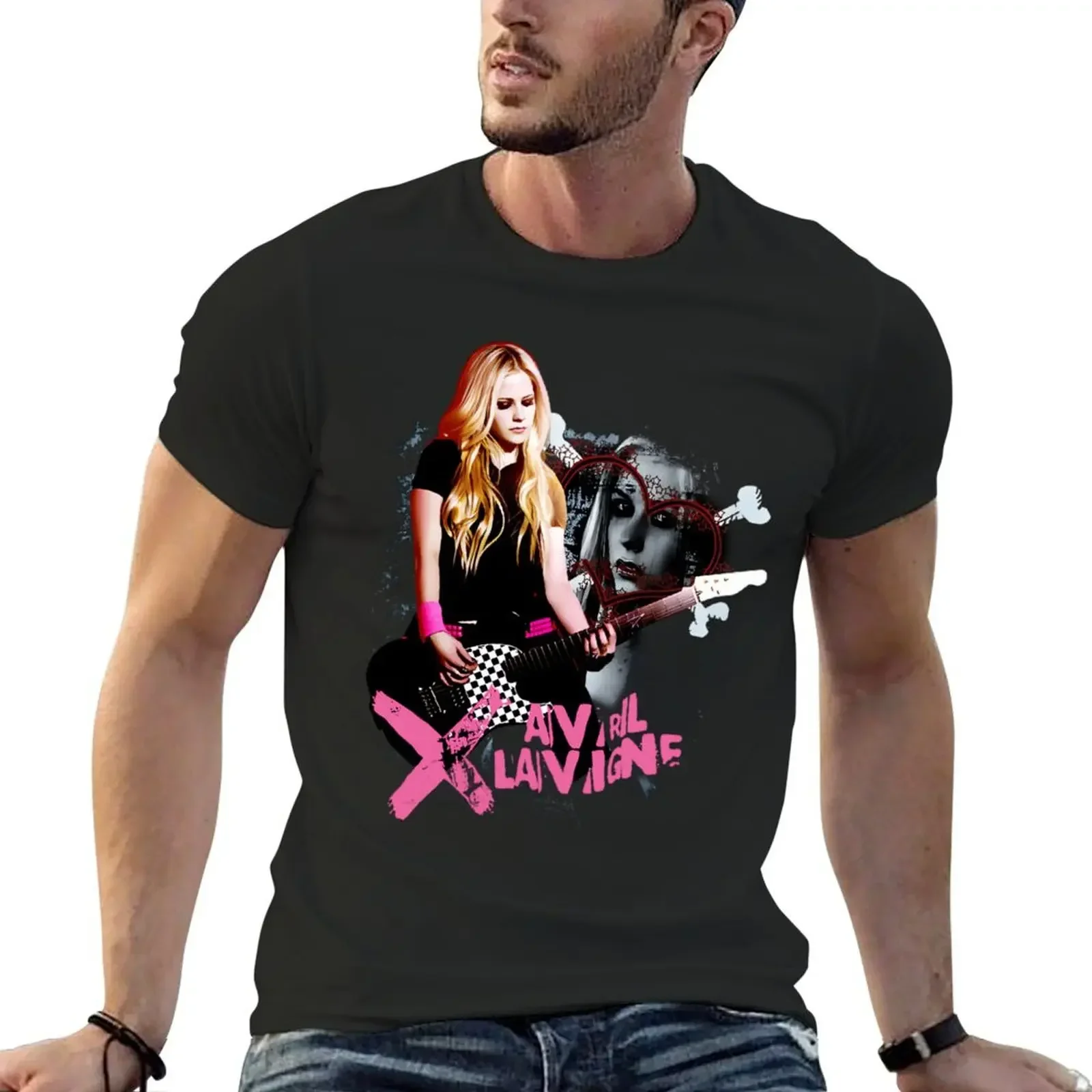 Avril Lavigne two-sided Unisex Shirt Avril Merch, , Pop Punk Music , Poster , Fan T-Shirt sublime mens fashion