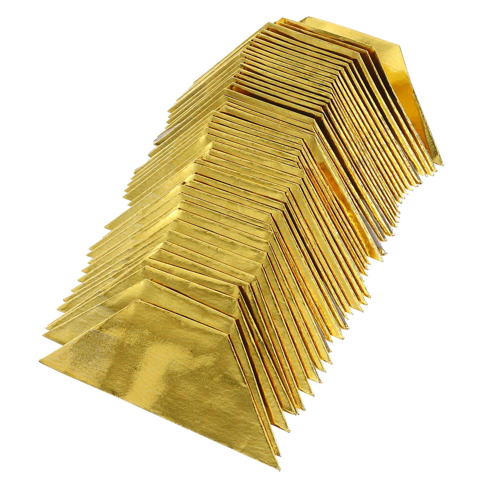 

1000pcs Paper Ingot For Ancestor Worship Tomb-Sweeping Day Sacrificing Supplies Semi-Finished Ingots Lightweight Easy Carry Gold