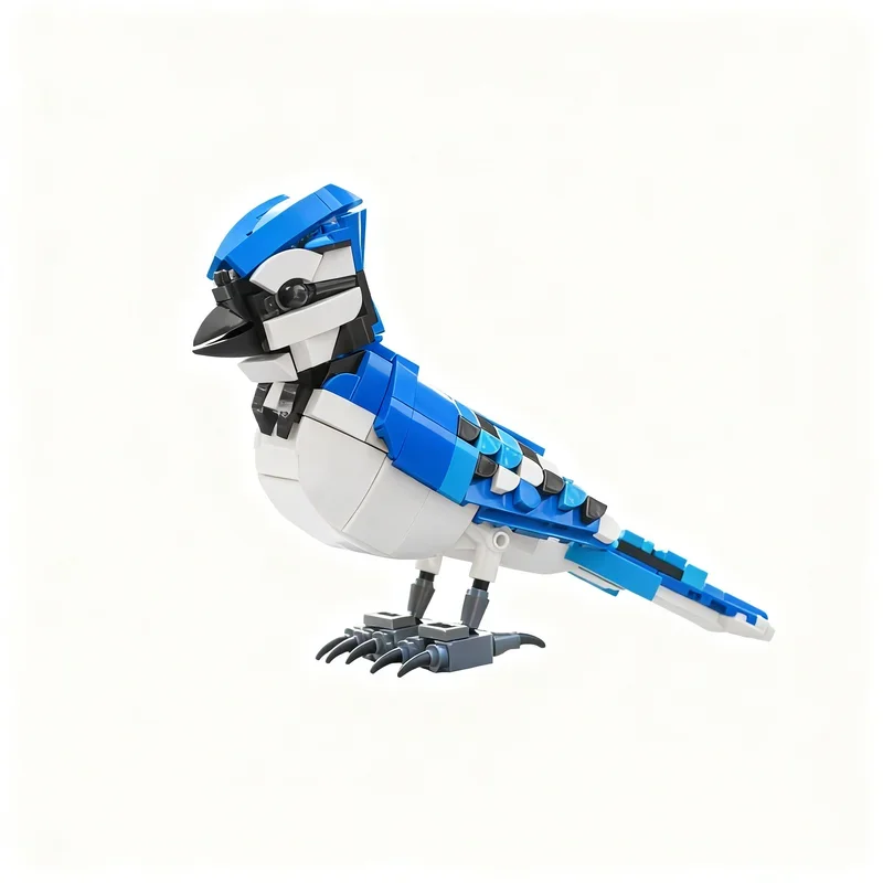 379-個-moc-クリエイティブビルディングブルージェイモデル-diy-アイデアおもちゃ組み立てパズル誕生日ギフトレンガホリデーギフトコレクション