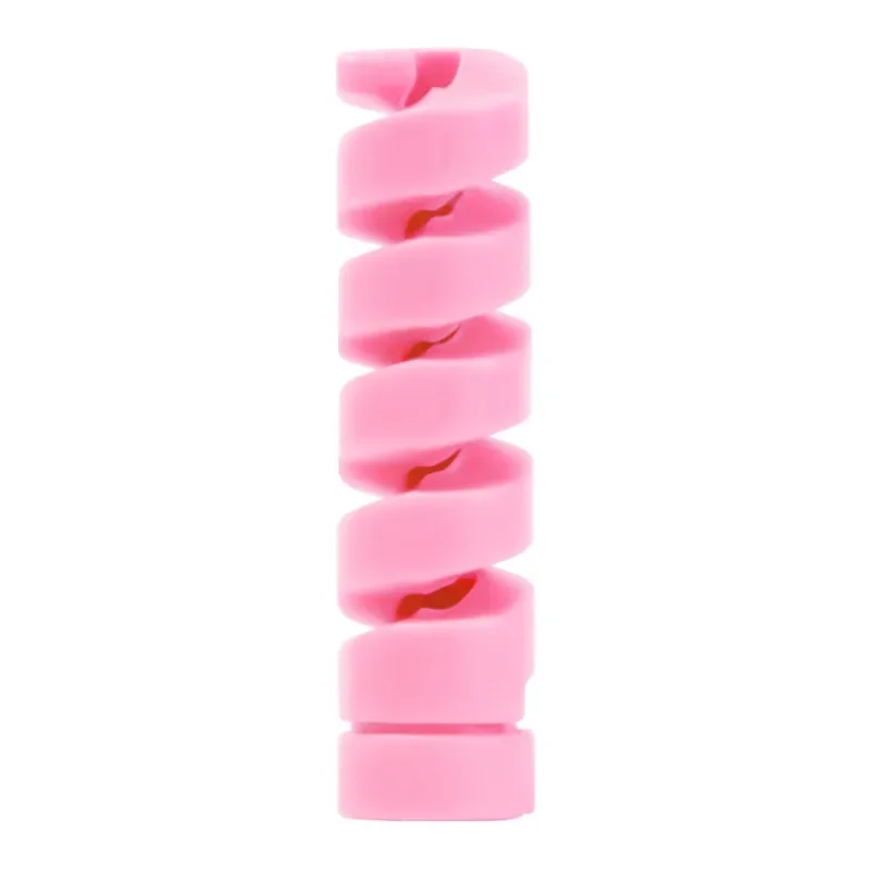 4-20Pcs Kabel Protector Silikon Ladekabel Spirale Wickler Draht für Telefon USB Ladegerät Kabel Schutzhülle Kabel wickler Clip – Detail 9