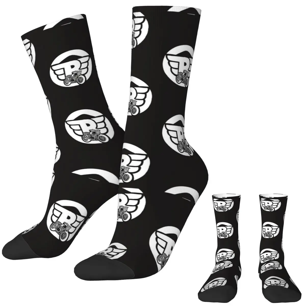 Royals Enfields Socks Interceptor India Harajuku Stockings Couple Soft Breathable Climbing Socks Winter Graphic Non-Slip Socks