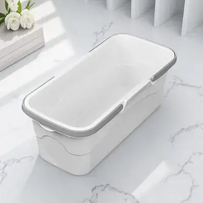 

Large Capacity Mop Bucket Made of Safe PP Plastic with Drain Holes Portable Mop Cleaning Tool for Home Floor Mopping Tasks