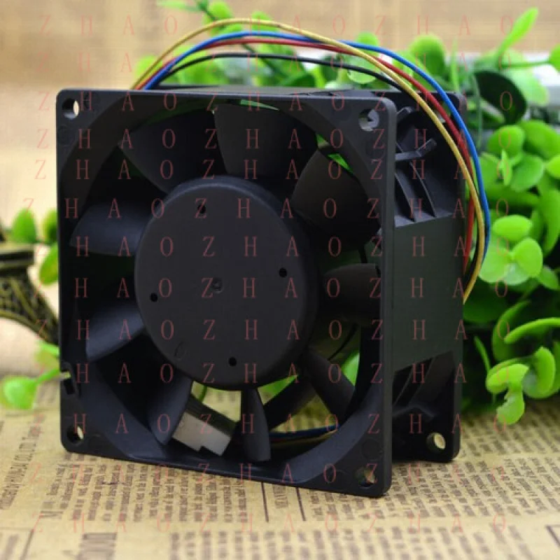 L+ for Delta PFC0812DE 12V 3.30A fan 80*80*38mm 4Pin DC BRUSHLESS MODEL -9L81