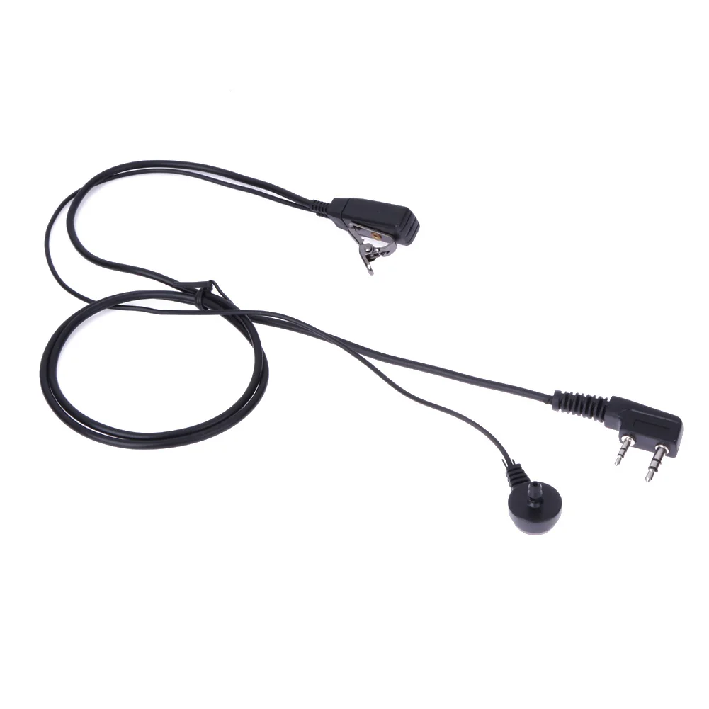 Auricolare walkie talkie a 2 pin Auricolare PTT multifunzionale con microfono Auricolare Accessori per cuffie per radio Kenwood