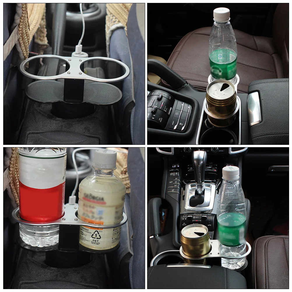 

2pcs Cup Holder Water Bottle Organizer Rack Beverage Support Abs Supply Stand Universal Fit Workshop Truck Tractor Easy Clean