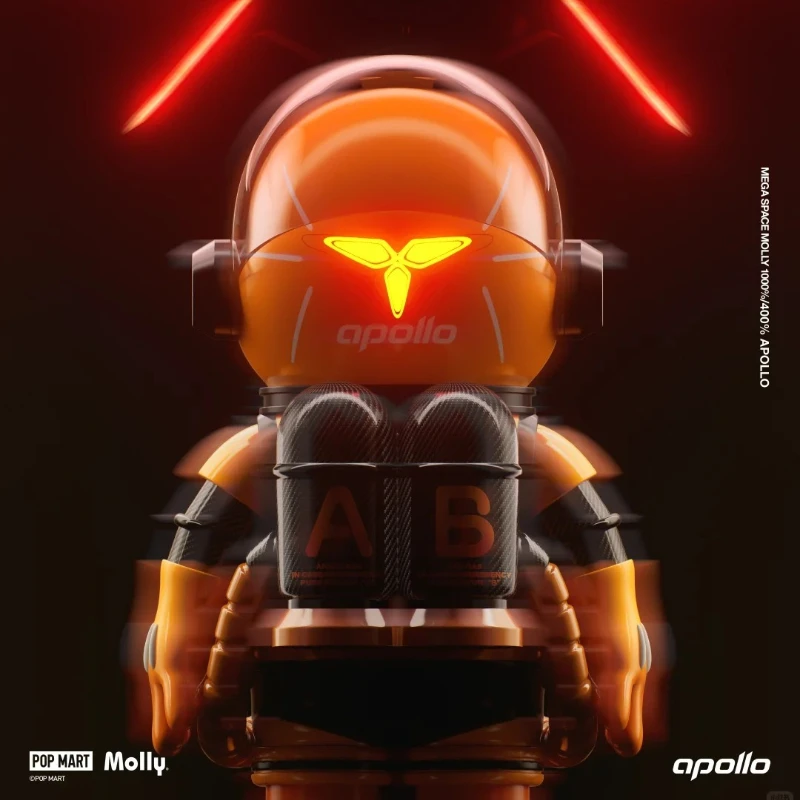 

POPMART MEGA SPACE MOLLY 400% EVO APOLLO Interesting fashion trendsetters Collectibles Trendy toy Art Pieces