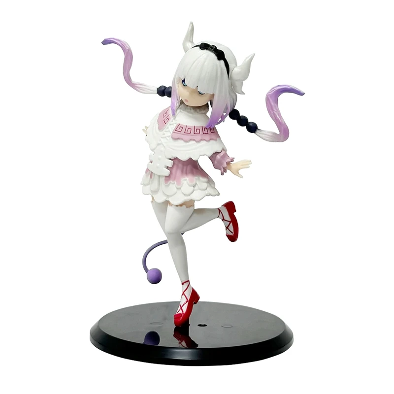 17Cm Miss Kobayashi 'S Drakenmeid Anime Figuur Kawaii Meisje Kanna Kamui Action Figure Pvc Collectie Model Pop Speelgoed Voor Kind Cadeau