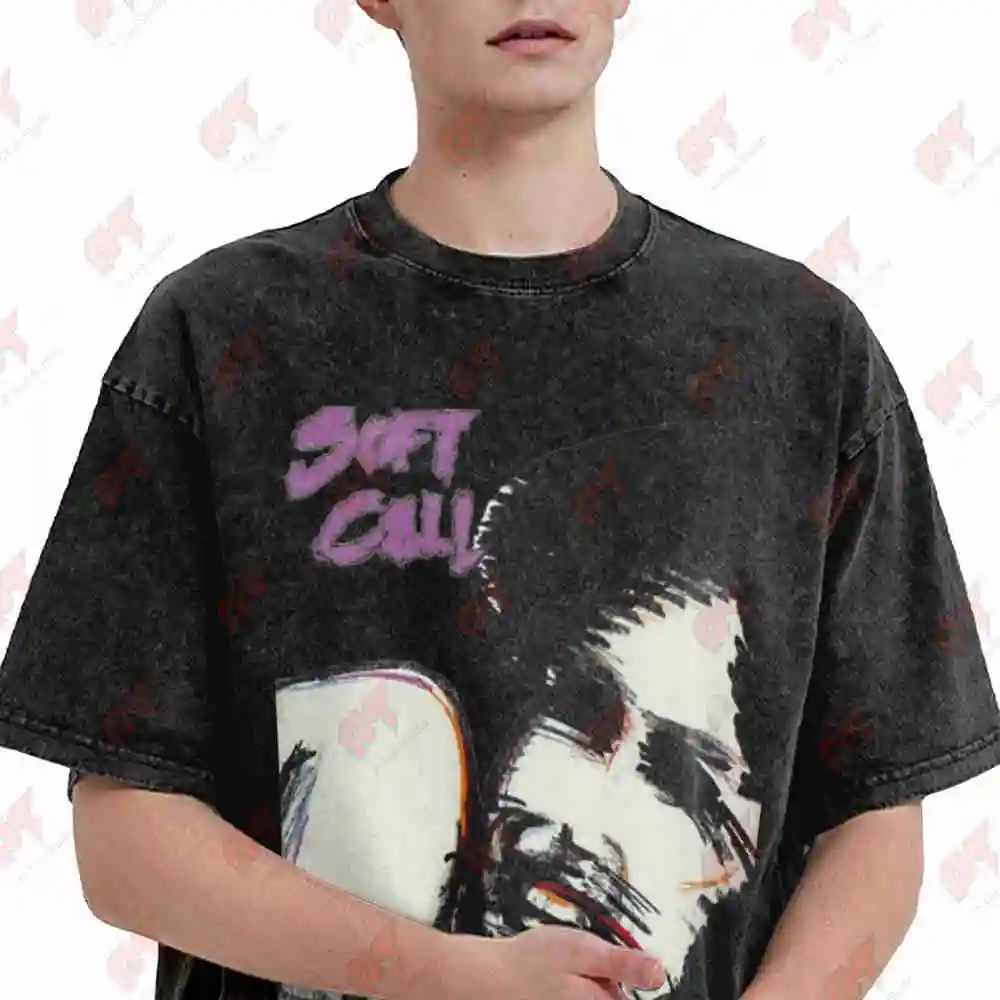 Soft Cell Irony Tour Vintage Vintage Washed Tee Pure Cotton T-Shirt
