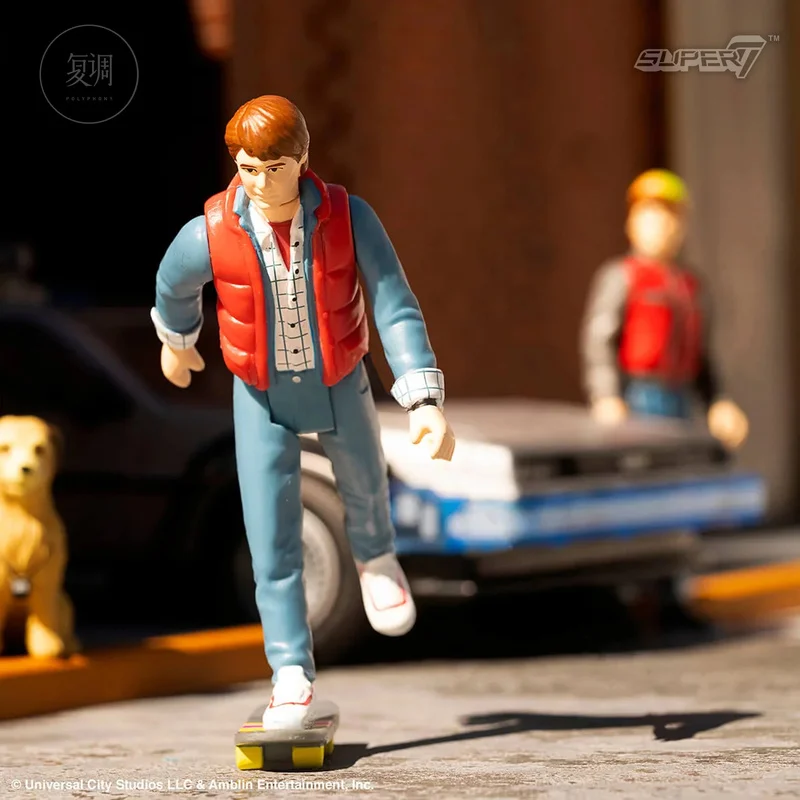 Super7 Back to the Future Hanging Card  Limited Edition Retro In Stock Action Figures Model Collection Toy Gift