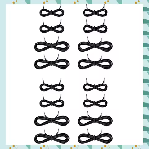 A71P 16Pcs Deck Chair Tied Rope Accessories Beef Tendon Drawstring Folding Chair Beach Chair Elastic Rope Elastic Rope
