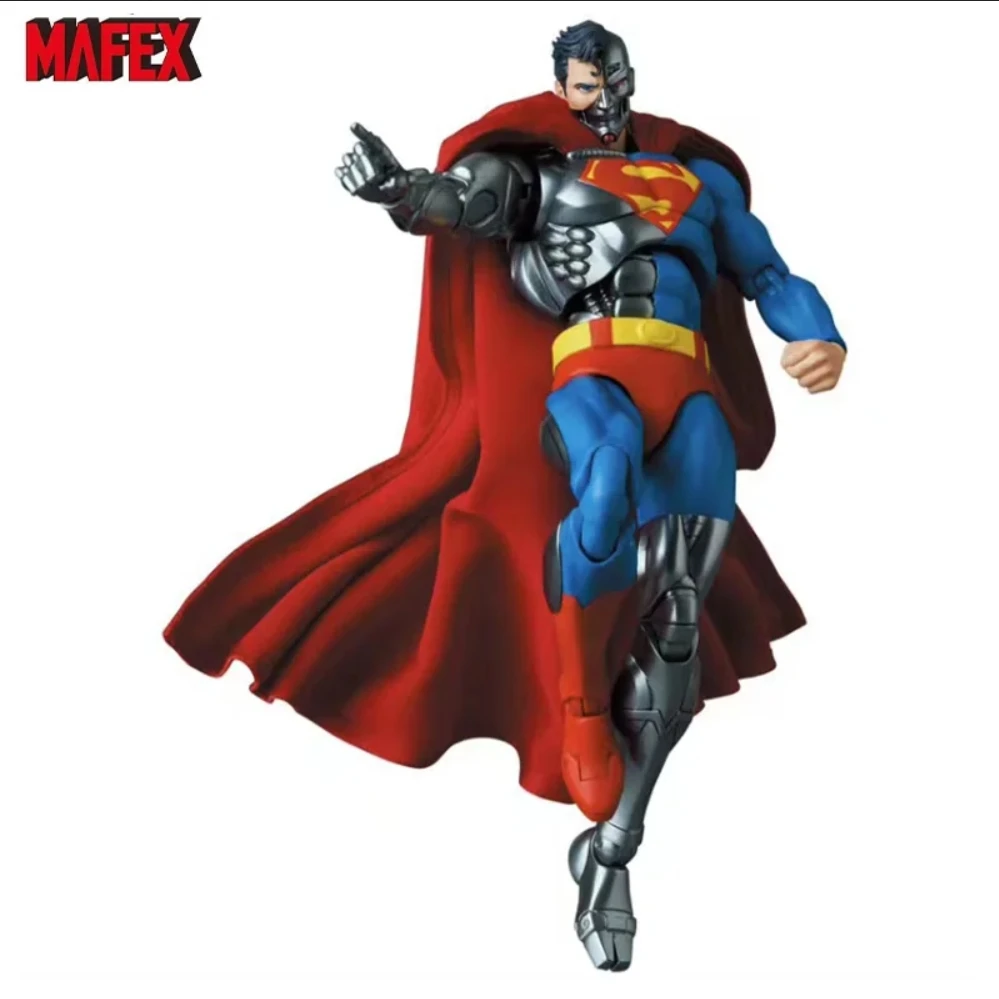 100% Original Mafex 164 Cyborg Superman Return Of Superman In Stock Anime Collection Action Figures PVC Model Toys Figura