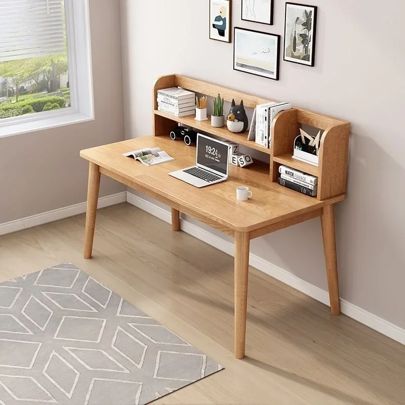 Junior high school student study table rubber wood desk