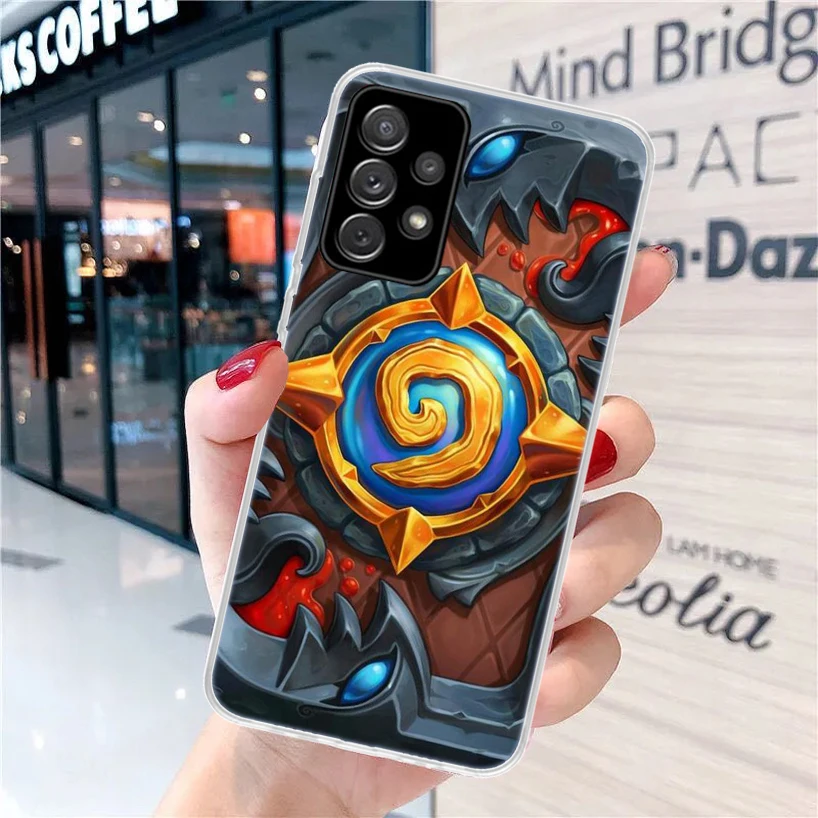 Game Hearthstone Classic Soft Phone Case for Samsung A55 A54 A53 A52 A15 A14 A13 A12 A25 A24 A23 A22 A35 A34 A33 A32 A03S A05S A