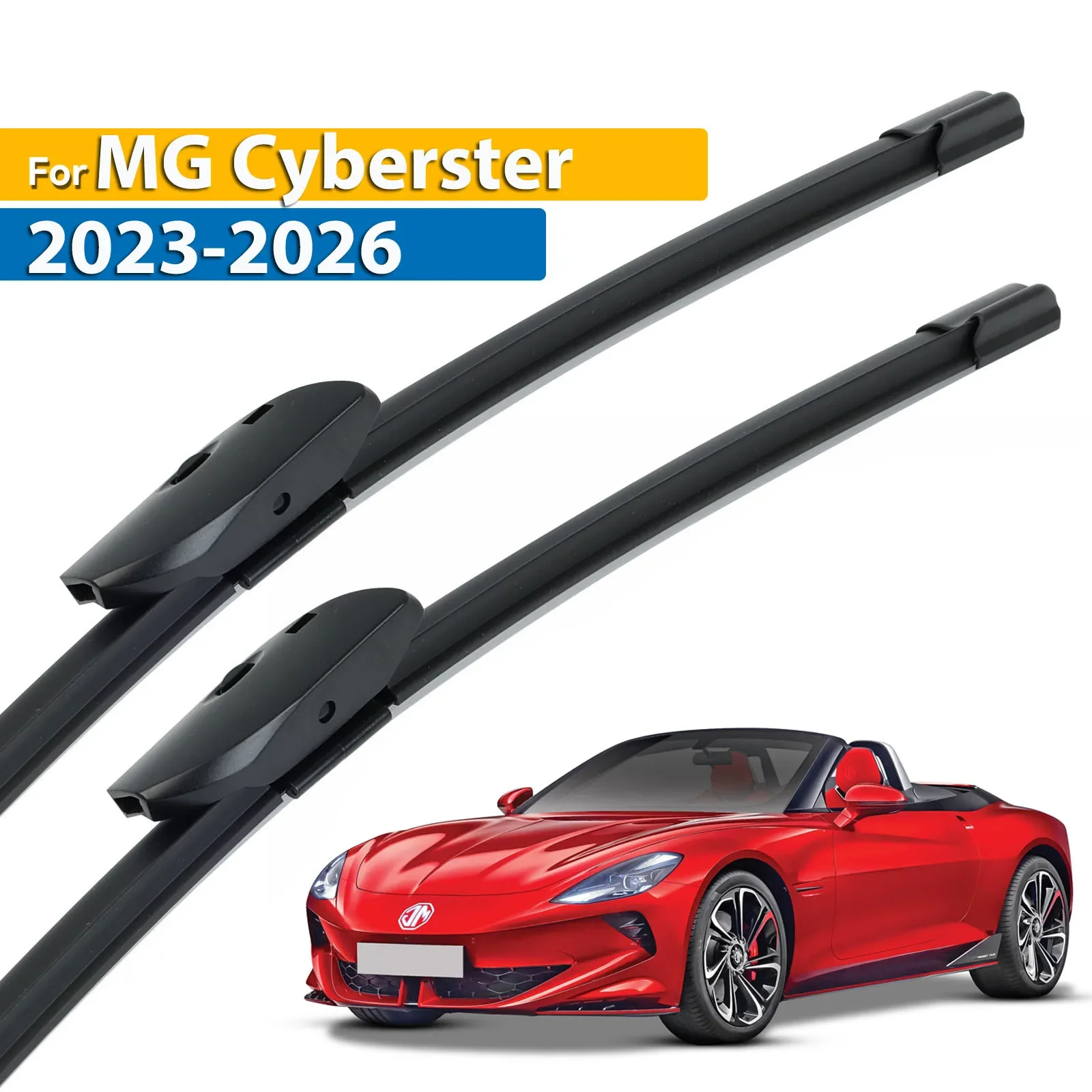 

Wiper Front Wiper Blades For MG Cyberster 2023 - 2026 Windshield Windscreen Clean Window Car Rain Brushes 24"+17"