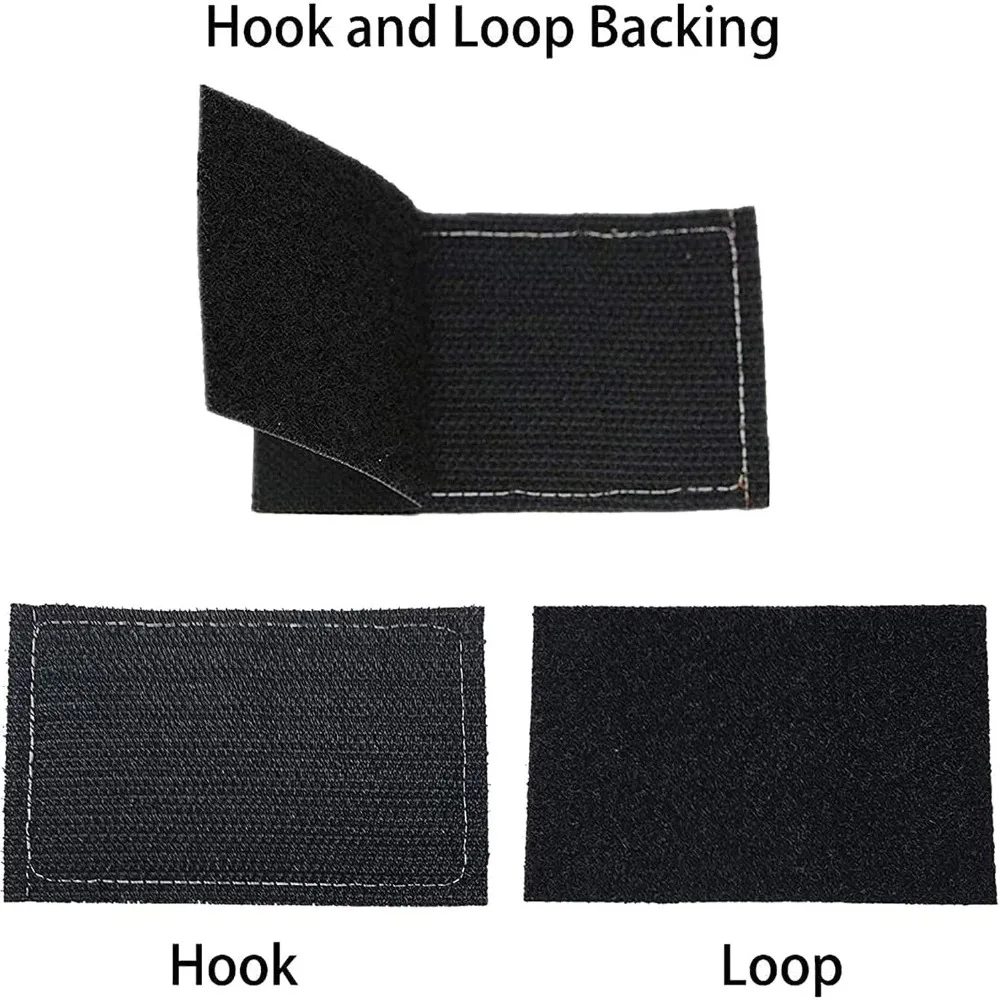 Don't Touch Patches Knife Duck Peace Hook&Loop Patch Tactical Morale Badge Military Army Armband Backpack Stickers