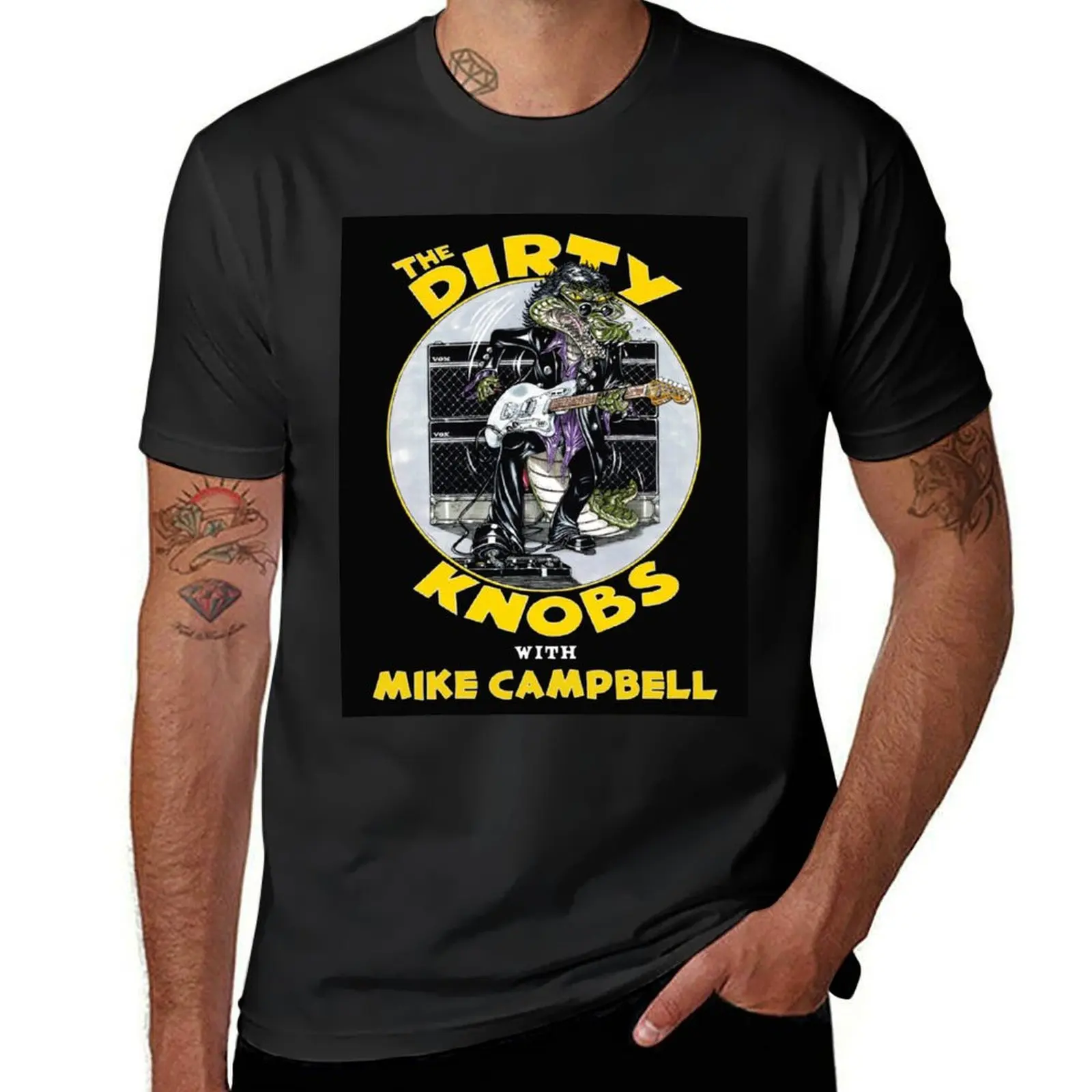 

The Dirty Knobs feat. Mike Campbell T-Shirt tees sports fans Aesthetic clothing quick drying mens t shirts