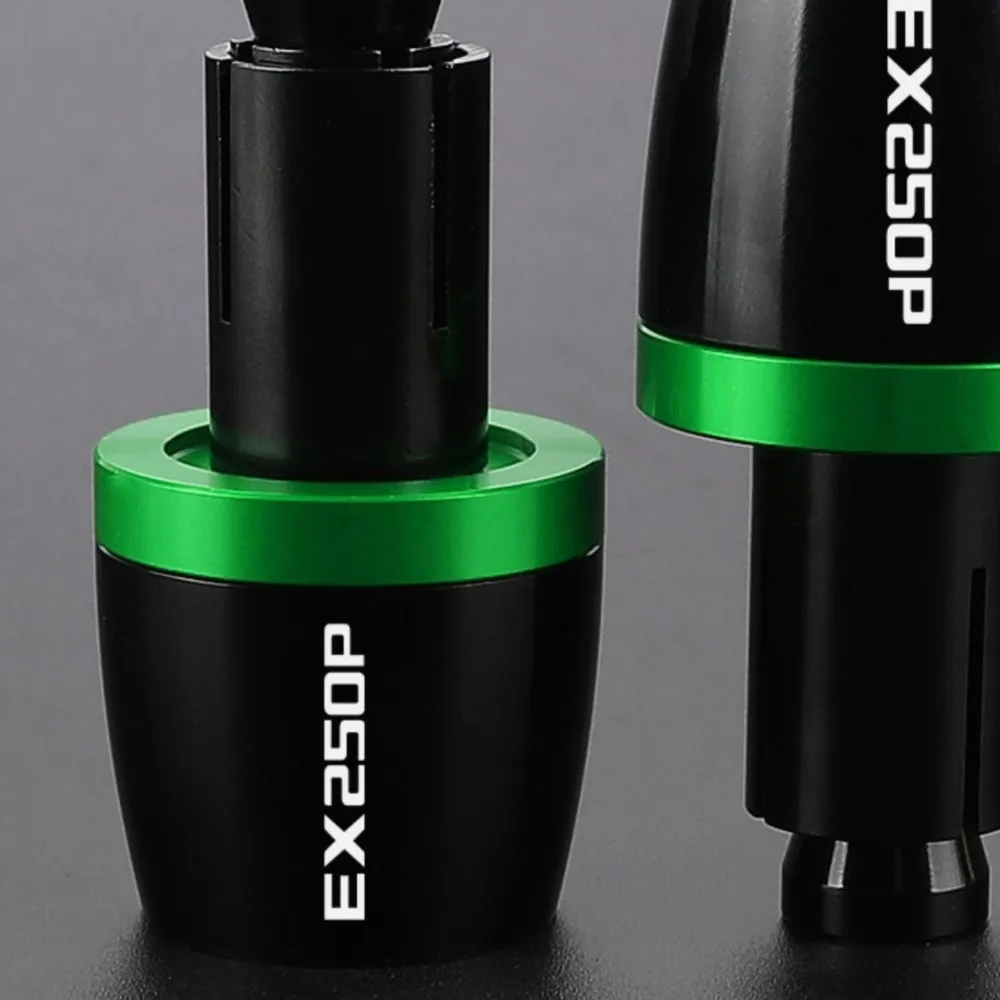 

For KAWASAKI EX250P 2018-2021 2020 2019 EX 250P EX250 P 22mm Motorcycles Handlebar Grips Bar Ends Cap Counterweight Plug Slide