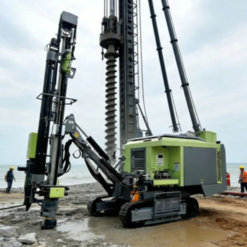 Rural Water Supply DTH Drilling Rig Borehole Machine