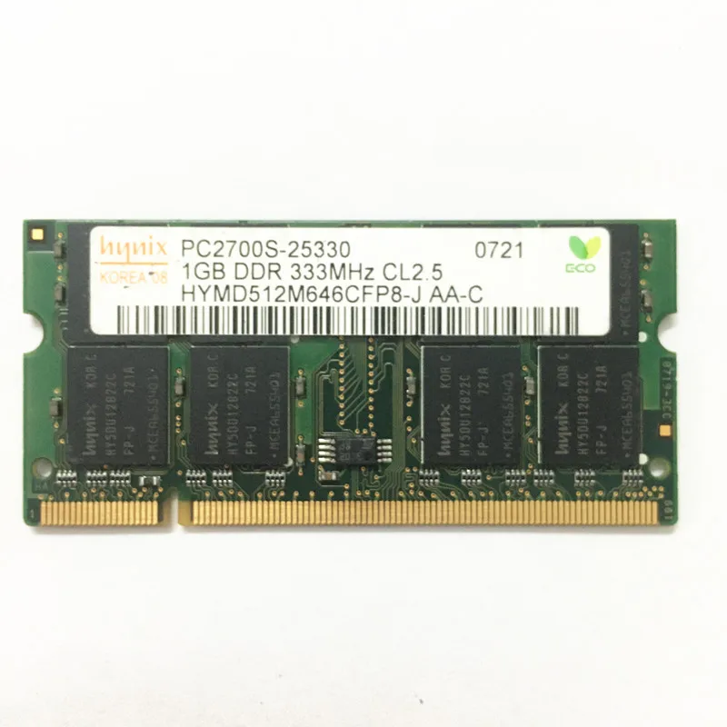 ddr1 RAMs 1gb 333MHz Laptop Memory sodimm 200pin DDR333 1GB