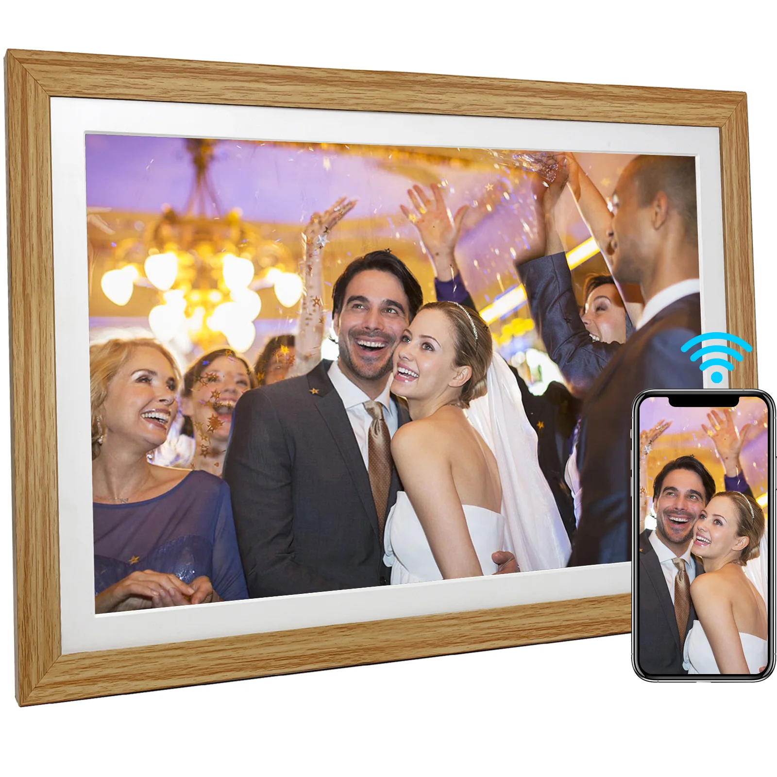 high reputation universal Large size 21.5 inch digital photo frame full hd video 4K  digital picture frame for good gifts