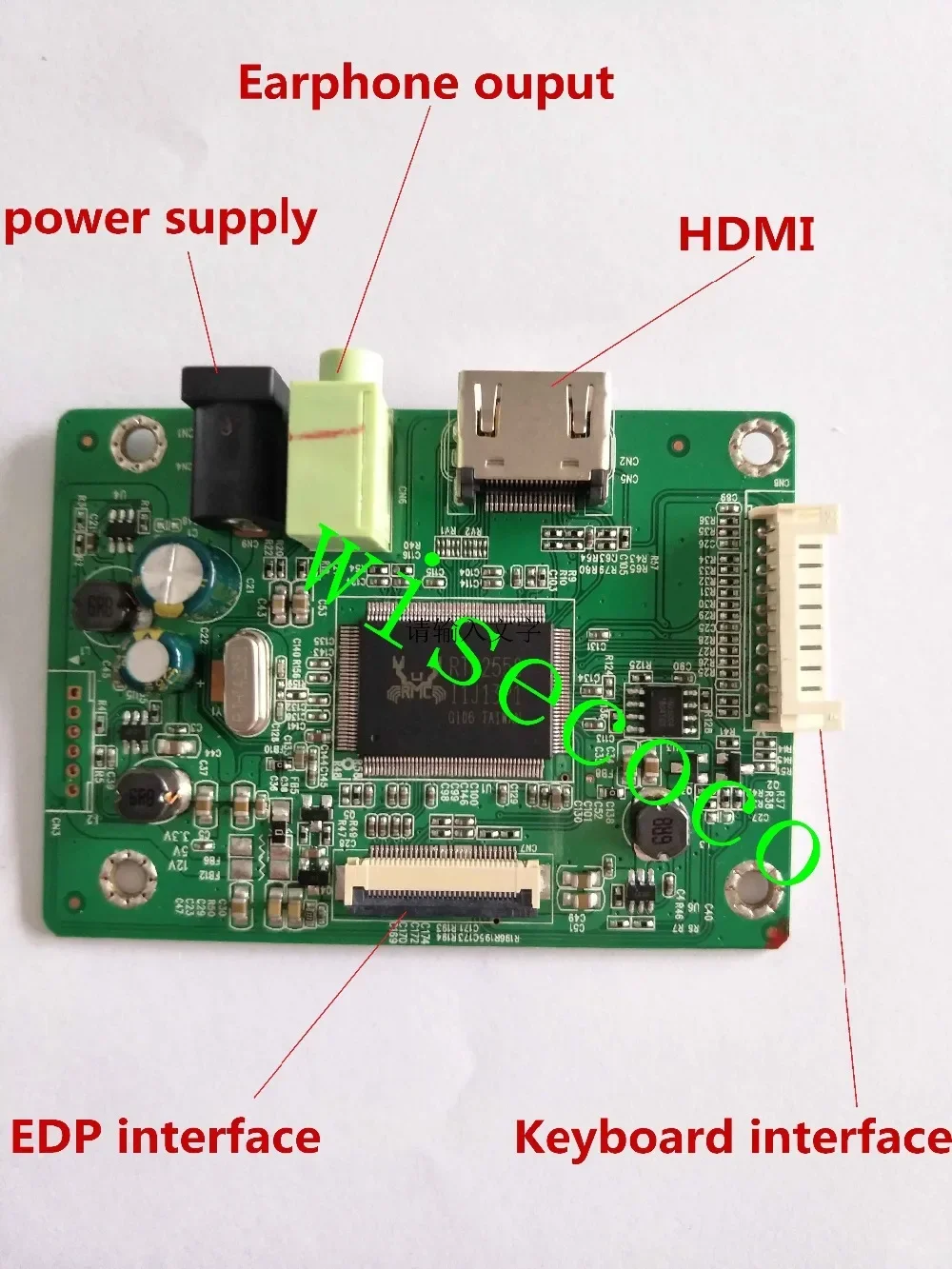 Cho Raspberry PI 3 1920X1080 30 Chân EDP LCD Điều Khiển Lái Mô-đun EDP Tín Hiệu 2 Làn Xe