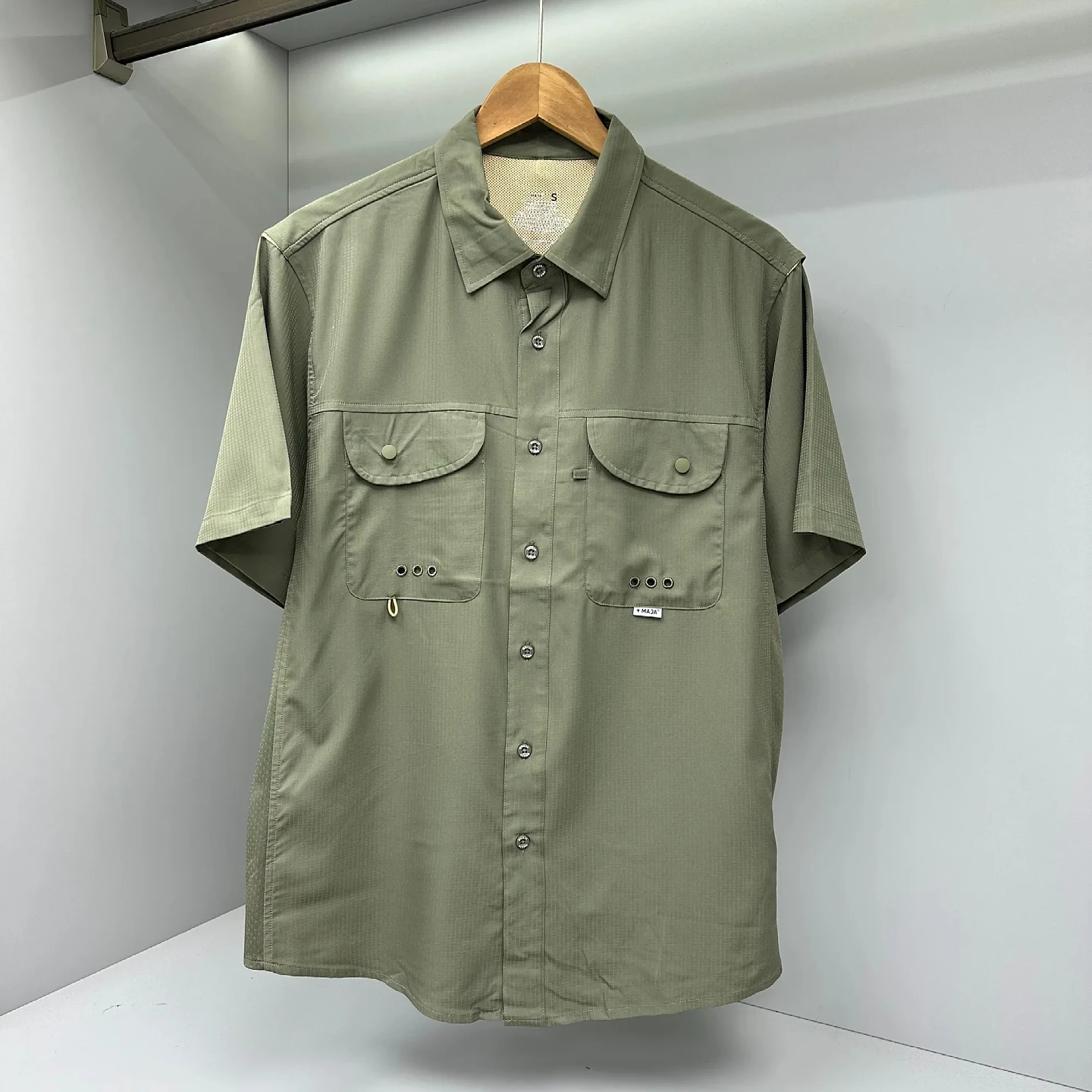 High Performance Men's Outdoor Shirt Resistant to Tearing with Large Elasticity Breathable Spring Summer Upper Apparel