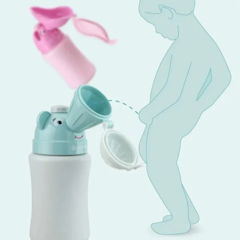 Heißer verkauf tragbare auslaufsichere kinder urinal auto urinal urinal nacht topf tragbare wc baby wc männlichen und weiblichen urinal