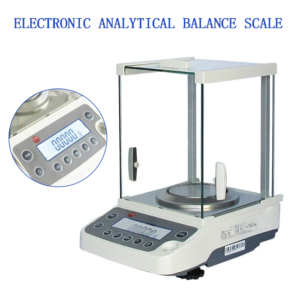 

Electronic Analytical Balance Scale, 0.0001g High-precision Sensor Precision Scale,LCD Display Multi-functional Counting Scale