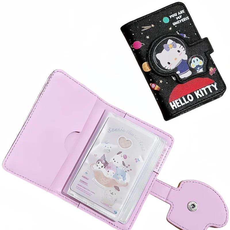 Sanrio Card Holder Kuromi HelloKitty Cartoon Cute Exquisite Multifunctional Bank Card Document Storage Card Holder Wholesale