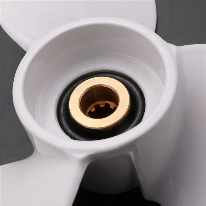 Durable 2Pcs 7 1/2X7 For 4Hp 5Hp 6Hp For 9 Tooth Spine Propellers Outboard Boat Motors Marine Propeller 6E0-45943-01-El