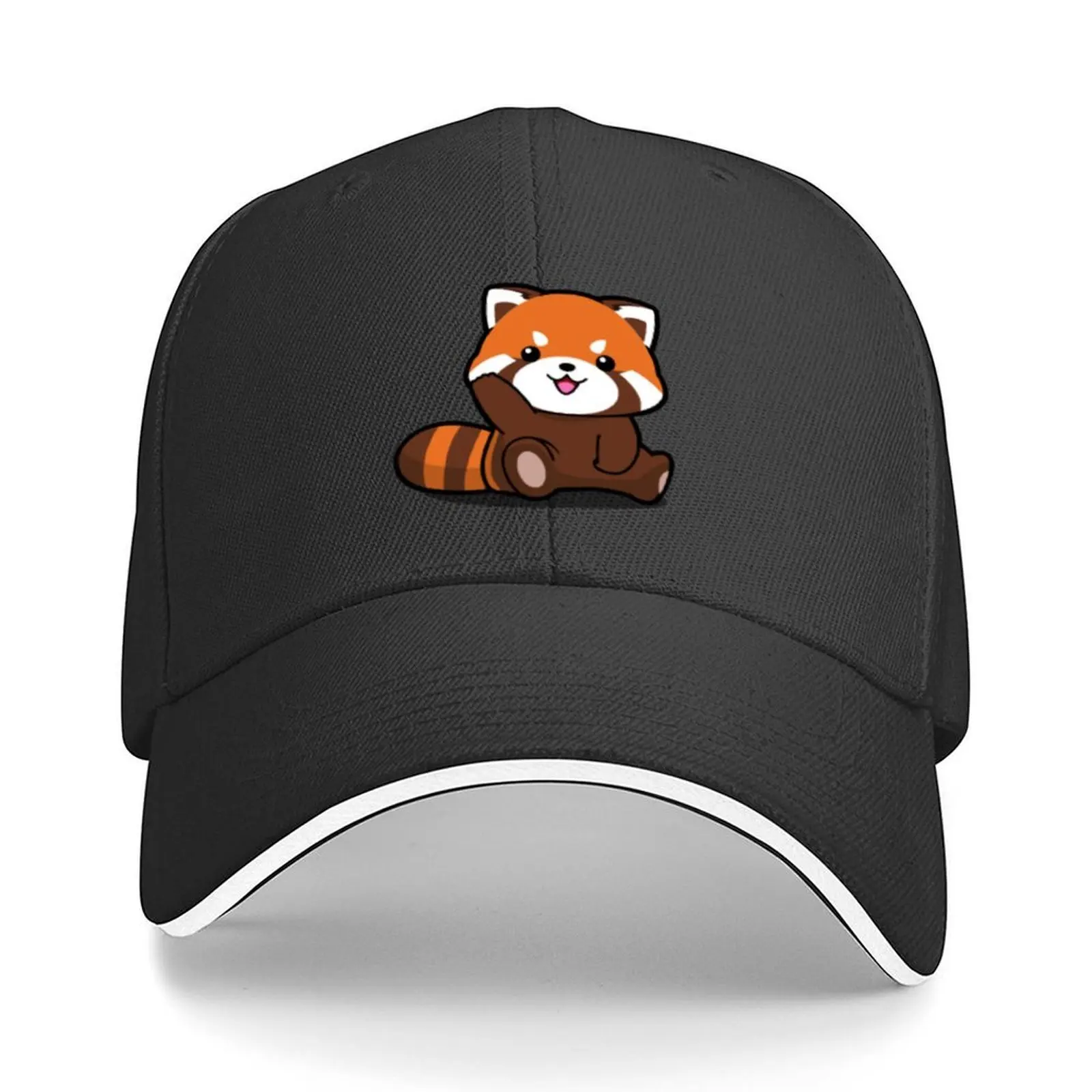 

too cute red panda Baseball Cap Beach Bag Military Cap Man Luxury Brand Beach Outing Golf Wear Men Women's