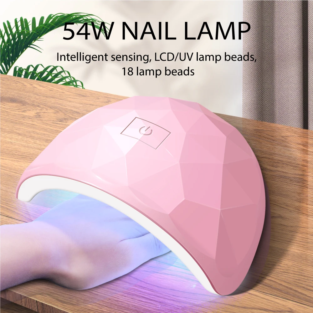 CNHIDS-18 UV LED Lamp Nail Dryer para cura Gel polonês, fototerapia máquina, ferramenta de manicure profissional, equipamento do salão